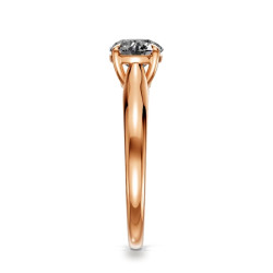 Round Diamond Engagement Ring &Eacute;clipse Jonc | Celinni