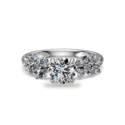 Verlobungsring ovaler Diamant Constellation Marquisen | Celinni
