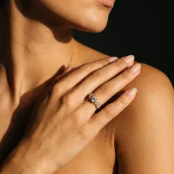 Oval Diamond Engagement Ring Constellation Marquises | Celinni