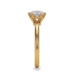 Verlobungsring runder Diamant Aria mit sechs Krappen | Celinni