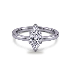 Anillo de compromiso diamante marquesa Aria | Celinni