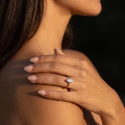 Marquise Diamond Engagement Ring Aria | Celinni