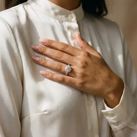 Round Diamond Engagement Ring Alba