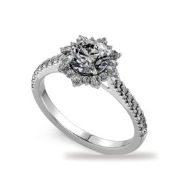 Round Diamond Engagement Ring Alba | Celinni
