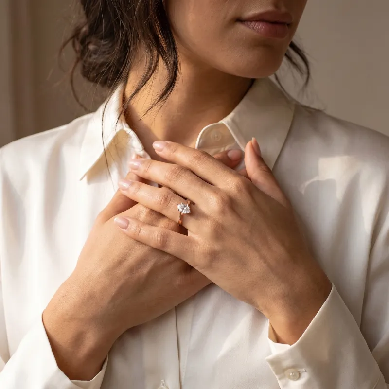 Oval Diamond Engagement Ring &Eacute;clipse | Celinni
