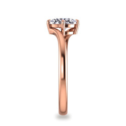Bague de fian&ccedil;ailles diamant ovale &Eacute;clipse | Celinni