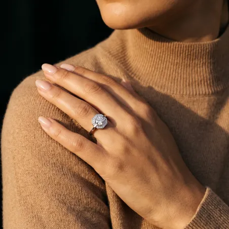 Round Diamond Engagement Ring Livia