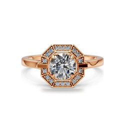 Round Diamond Engagement Ring Livia | Celinni