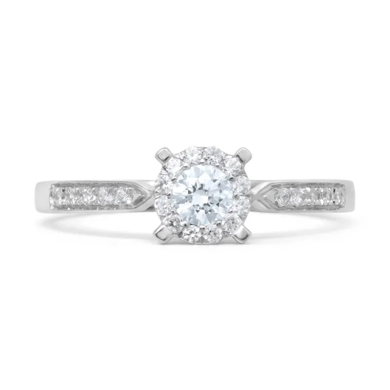 Sylvaine Ring &ndash; 18K Gold and Natural Diamonds l Celinni