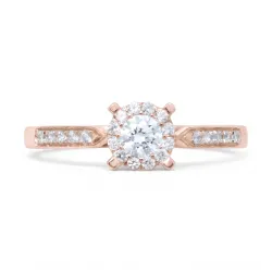 Ring Sylvaine – 18K Gold und Natürliche Diamanten l Celinni