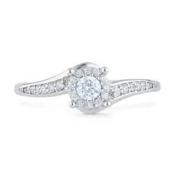 Daniela Ring aus 18K Gold mit natürlichen Diamanten