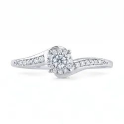 Déborah Ring in 18K Gold and Natural Diamonds | Celinni