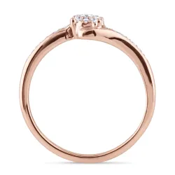 Déborah Ring in 18K Gold and Natural Diamonds | Celinni