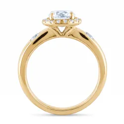Bague Coraline en or 18K et diamants naturels pavés Celinni