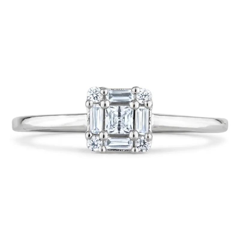 Bague Diamant Princesse Béatrice - Or 18K et Diamant Naturel