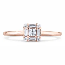 Anillo de Diamante Beatrice – Oro de 18K y Diamante Naturale