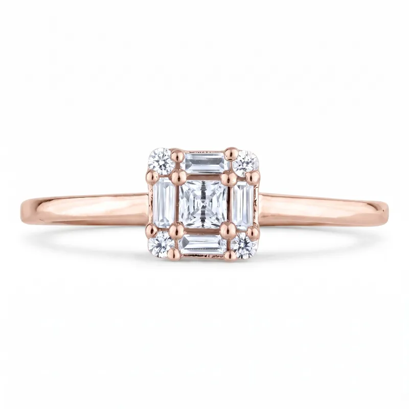 Diamond Beatrice Ring – 18K Gold and Natural Diamonds