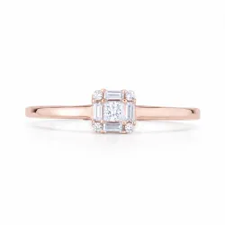 Ring Prinzessin Celine &ndash; 18K Gold und Nat&uuml;rliche Diamanten