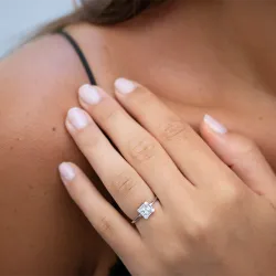 خاتم الماس Ava &ndash; ذهب عيار 18 قيراط وألماس طبيعي l Celinni