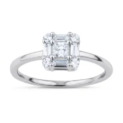 Anillo de Diamante Ava – Oro de 18K y Diamantes Naturales