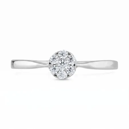 Bague Diamants Naturels Chantal en Or 18K