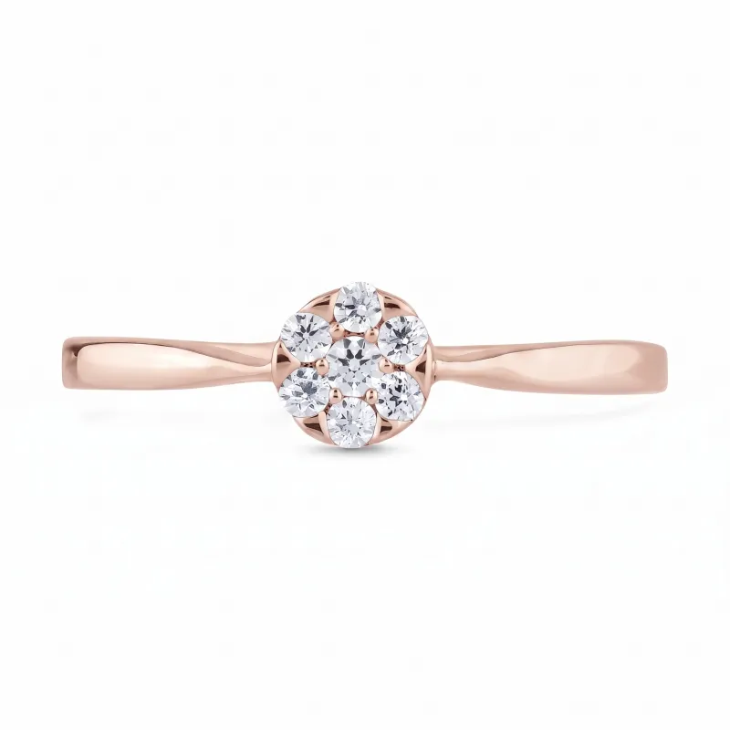 Chantal Ring &ndash; 18K Gold and Natural Diamonds | Celinni