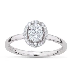 Anillo Clarisse de Oro 18K y Diamantes Naturales | Celinni