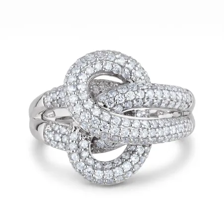 Natural Diamond Denise Ring in 18K Gold