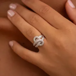 Bague Pavage Diamants Denise – Or 18K et Diamants Naturels