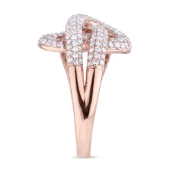 Bague Pavage Diamants Denise – Or 18K et Diamants Naturels