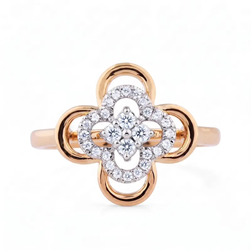 Bague Pavage Diamants Vanessa – Or 18K et Diamants Naturels