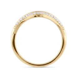Barbara Ring – 18K Gold and Natural Diamonds l Celinni