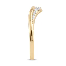 Barbara Ring – 18K Gold and Natural Diamonds l Celinni