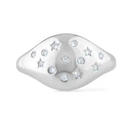 Elea Ring – 18K Gold and Natural Diamonds | Celinni