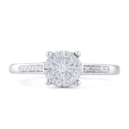 Bague Diamants Naturels Maxima en Or 18K