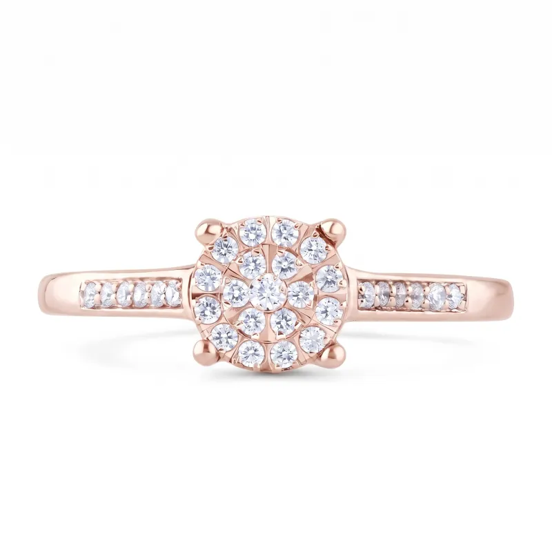 Maxima Ring &ndash; 18K Gold and Natural Diamonds | Celinni