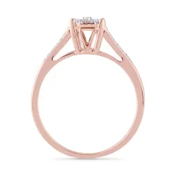 Maxima Ring &ndash; 18K Gold and Natural Diamonds | Celinni