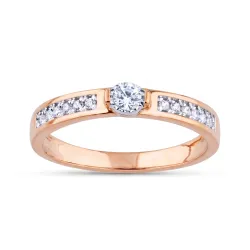 Emma Ring &ndash; 18K Gold and Natural Diamonds | Celinni