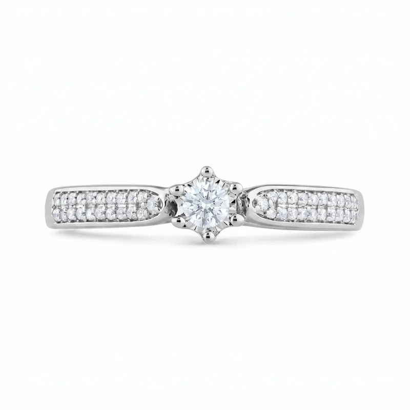 Erika Ring &ndash; 18K Gold and Natural Diamonds | Celinni