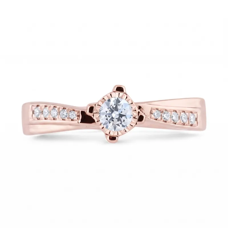 Ring Esmee &ndash; 18K Gold und Nat&uuml;rliche Diamanten | Celinni