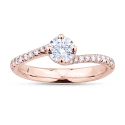 Aurelie Ring – 18K Gold and Natural Diamonds | Celinni