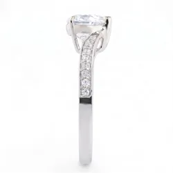Brigitte Heart-Cut Natural Diamond Ring in 18K Gold | Celinni