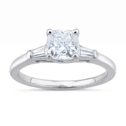 Camille Ring aus 18K Gold & Diamanten im Kissenschliff