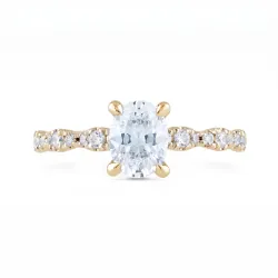 Bague Diamant Carlotta – Or 18K et Diamants Naturels | Celinni