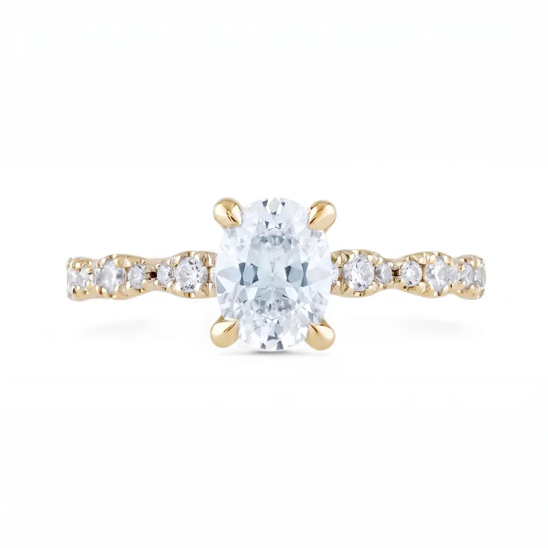 Bague Diamant Carlotta – Or 18K et Diamants Naturels | Celinni