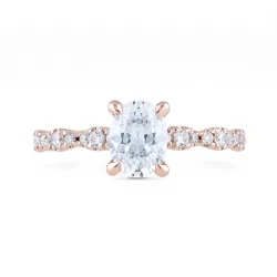 Bague Diamant Carlotta – Or 18K et Diamants Naturels | Celinni