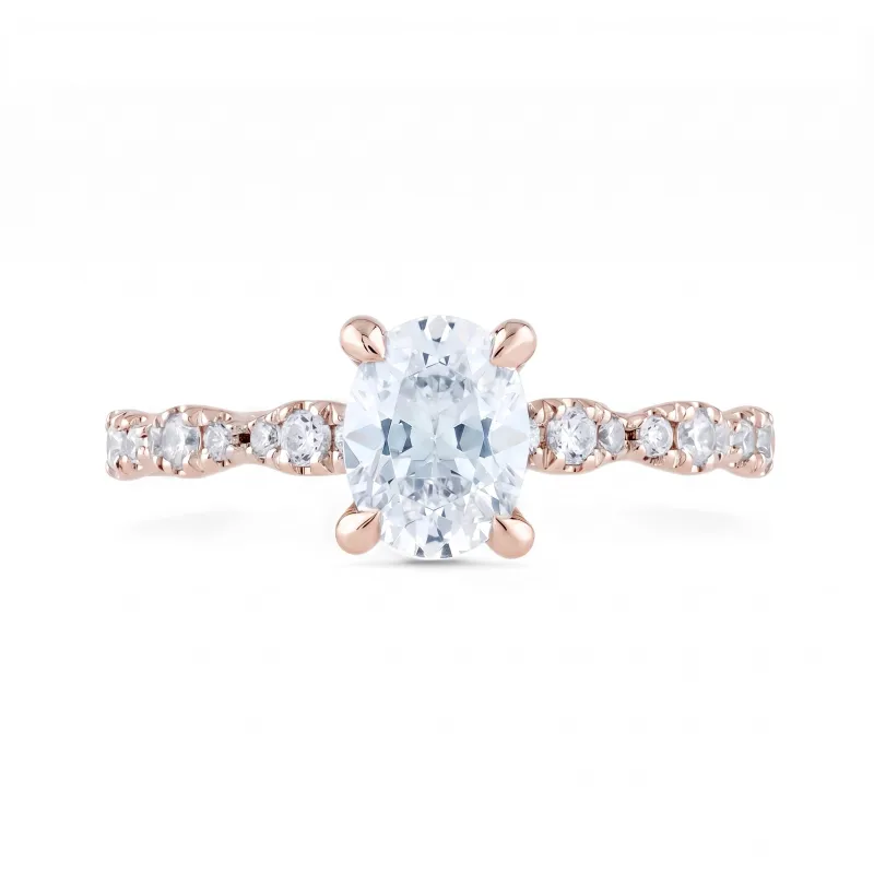 Bague Diamant Carlotta – Or 18K et Diamants Naturels | Celinni