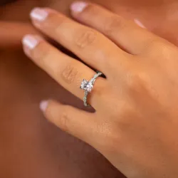 Diamantring Carlotta – 18K Gold und natürliche Diamanten | Celinni