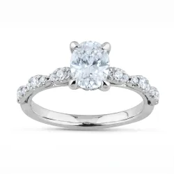 Diamantring Carlotta – 18K Gold und natürliche Diamanten | Celinni