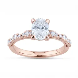 Bague Diamant Carlotta – Or 18K et Diamants Naturels | Celinni